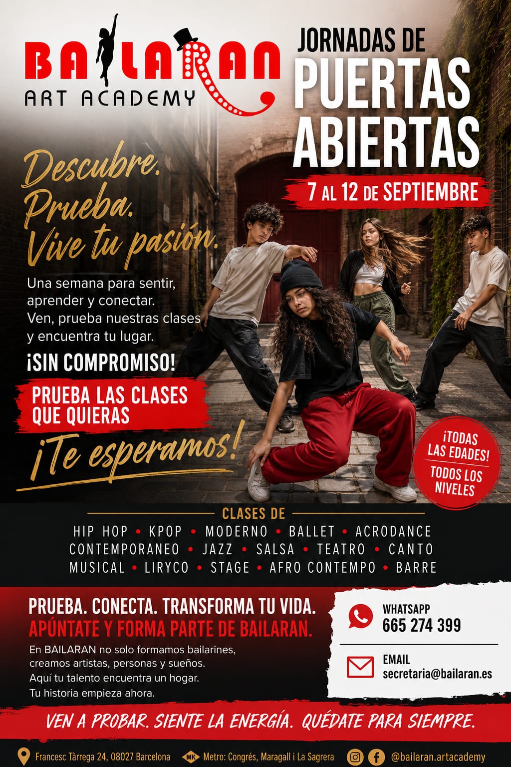 puertas abiertas del curso
